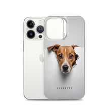 Funny Sad Dog Peep iPhone Case