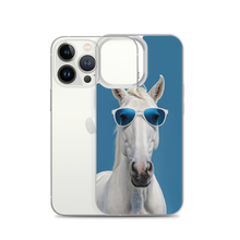 Cool Blue Horse iPhone Case