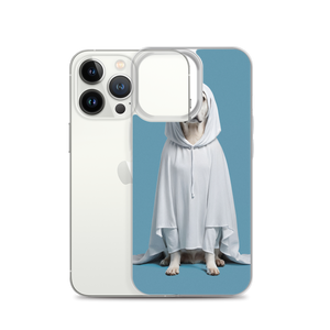 Dog in Ghost Costume iPhone Case