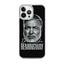 Drink Like Hemingway Portrait Clear Case for iPhone®