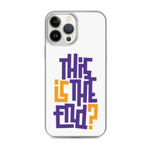 IS/THIS IS THE END? Purple Yellow iPhone Phone Case