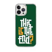 IS/THIS IS THE END? Forest Green iPhone Phone Case