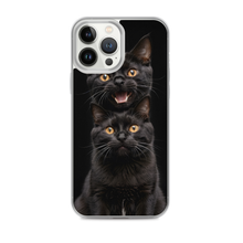 Two Black Cats Follows iPhone Case