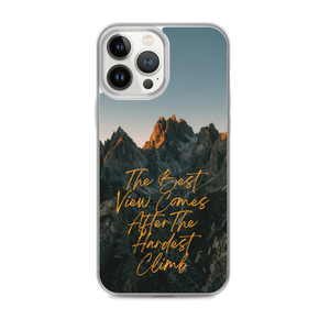 The Best View Comes iPhone Case