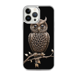 Owl Copper Art iPhone Case