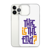 IS/THIS IS THE END? Purple Yellow iPhone Phone Case