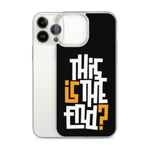 IS/THIS IS THE END? Black Yellow White iPhone Phone Case