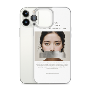 Silence Lao Tzu iPhone Case