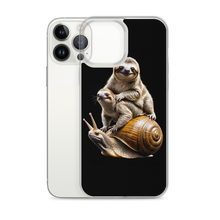 Sloth Riding A Snail iPhone Case