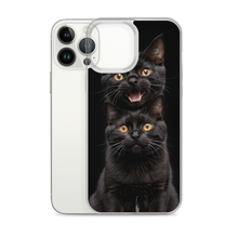 Two Black Cats Follows iPhone Case