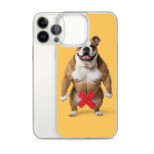 Bulldog X-Tape Yellow iPhone Case