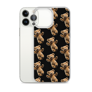 Happy Teddy Bear Pattern iPhone Case