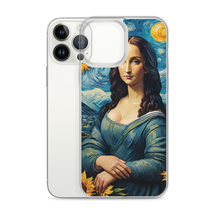 Monalisa Painting in Van Gogh Style iPhone Case