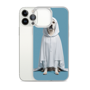 Dog in Ghost Costume iPhone Case