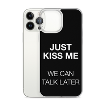 Just Kiss Me (Funny) iPhone Case