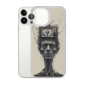 Brain Wash by Media iPhone Case