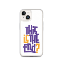 IS/THIS IS THE END? Purple Yellow iPhone Phone Case