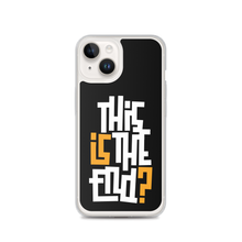 IS/THIS IS THE END? Black Yellow White iPhone Phone Case