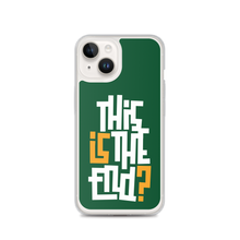 IS/THIS IS THE END? Forest Green iPhone Phone Case