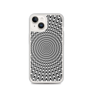 Vertigo Optical Illusion Background iPhone® Phone Case