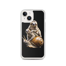 Sloth Riding A Snail iPhone Case