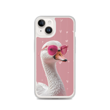 Cute Pink Swan iPhone Case