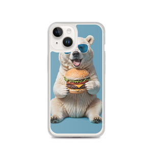 Polar Bear and Burger iPhone Case