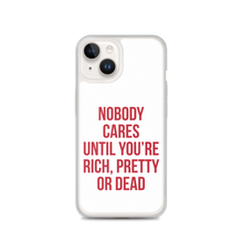 Nobody Cares (Funny) iPhone Case