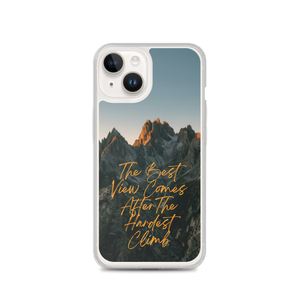 The Best View Comes iPhone Case