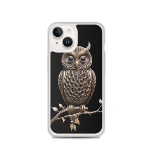 Owl Copper Art iPhone Case