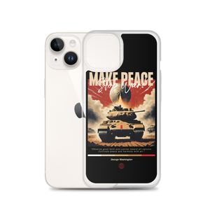 Make Peace Stop War Tank iPhone Case