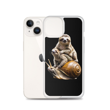 Sloth Riding A Snail iPhone Case