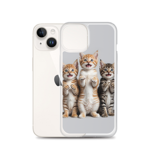 Funny Tripple Cats iPhone Case