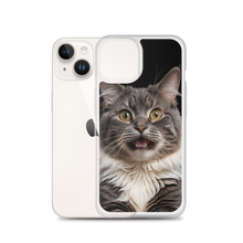 Shocked Cat Face iPhone Case