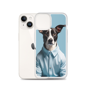 Sad Dog Blue iPhone Case