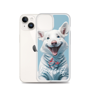 Cute Dog Be Yourself iPhone Case