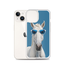 Cool Blue Horse iPhone Case