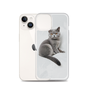 Relaxing British Shorthair Cat iPhone Case