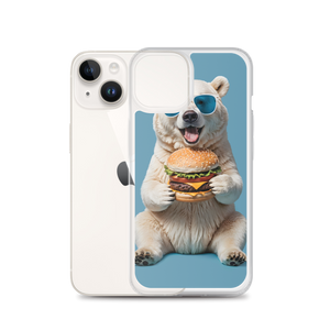 Polar Bear and Burger iPhone Case