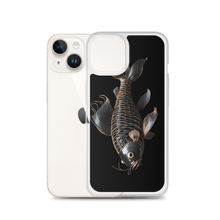 Minimalism Copperplate Art Fish iPhone Case