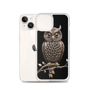 Owl Copper Art iPhone Case