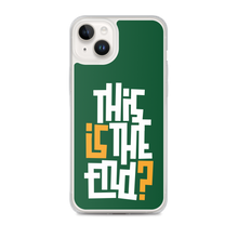 IS/THIS IS THE END? Forest Green iPhone Phone Case