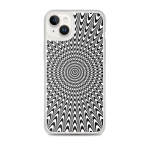 Vertigo Optical Illusion Background iPhone® Phone Case