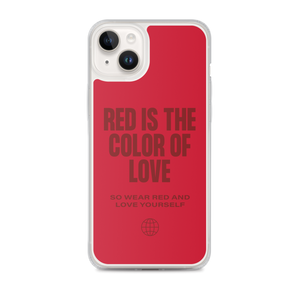 Red is the color of love iPhone® Phone Case