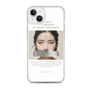 Silence Lao Tzu iPhone Case