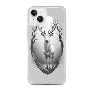 The Grayscale Deer iPhone Case