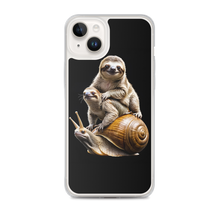 Sloth Riding A Snail iPhone Case