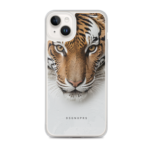 Silent Tiger Head iPhone Case