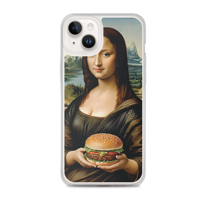 Monalisa Burger iPhone Case