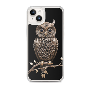 Owl Copper Art iPhone Case